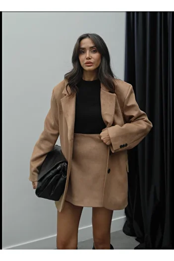 Bak'ap Premium Trend Suede Lined Blazer Jacket