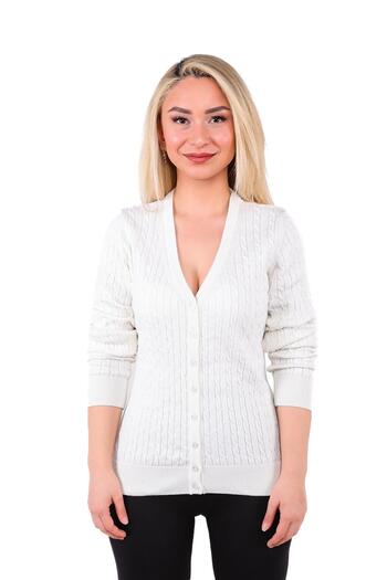 YMA TRİKO A.T.Y Xx-008 Heat Knitted Cardigan