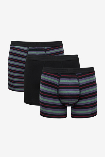 Penti Çizgili 3lü Çok Renkli Boxer