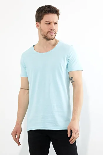 Figo Crew Neck Men's Basic T-shirt