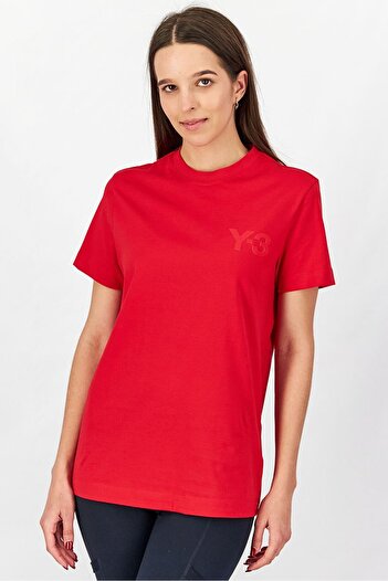 adidas Y-3 By Yohji Yamamoto Women Sportswear Fit Training T-Shirt , Red