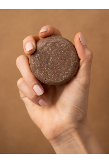Krijen Kakao & Bıttım(Menengi̇ç) Solid Shampoo |   Dry and Dandruff Hair/Sles, No Dye, No Salt, Vegan-100Gr