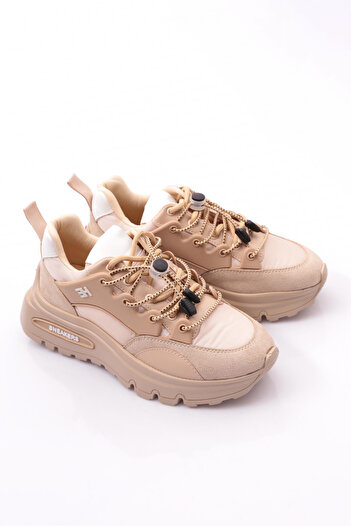 DGN 075 Women's Lace-Up Thick Sole Sneakers