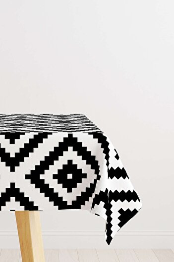 Cango Home Hanorac de birou cu imprimare digitală cu model geometric alb negru Otyk556-ms