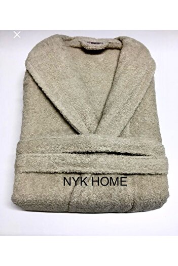 NYK HOME Μονό Μπουρνούζι - 100% Βαμβάκι, Καφέ για όλα τα μεγέθη