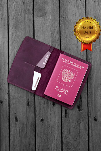 Modica Purple Genuine Leather Passport Case |   License Case |   Passport Protector |   Simenit