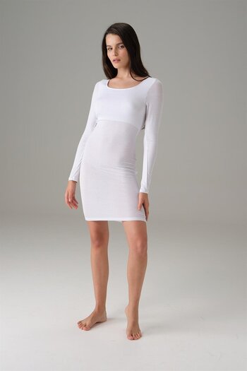Doreanse Crew Neck Long Sleeve Women's Dress Petticoat - 11003