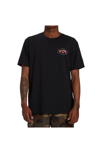 BİLLABONG Exit Arch Tees Men's Black T-Shirt Men T-Shirt Abyzt02257