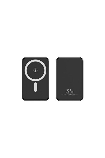 Sunix 5000 Mah 15w Manyetik Wireless Powerbank Siyah Pb-54