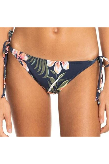 Roxy Into the Sun Bikini Ts Women's Blue Bikini Bottom Women's Bikini Bottom Erjx404583