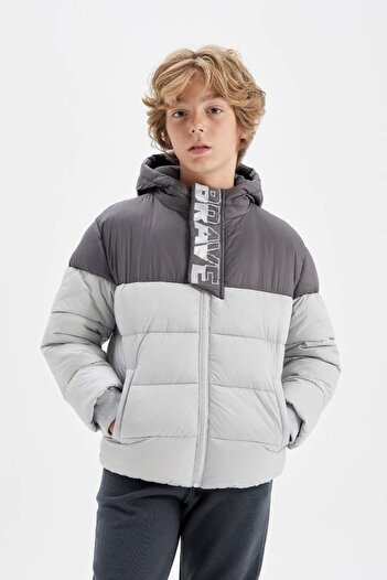 DeFacto Erkek Çocuk Mont C5509a8/gr253 Lt.grey