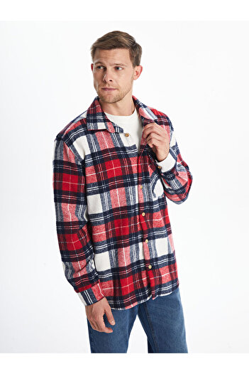 LC Waikiki Regular Fit Long Sleeve Plaid Men's Shirt