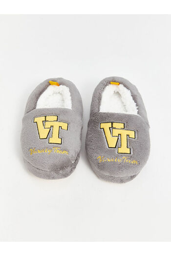 LC Waikiki Lcw Steps Anthracite Text Embroidered Boys' House Slippers