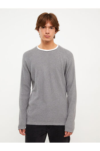 LC Waikiki Men's Knitwear Sweater - Crew Neck, Long Sleeve