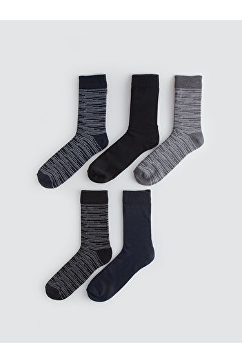LC Waikiki Lcwk Striped Men's Socks 5-Piece