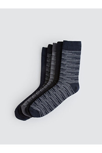 LC Waikiki Lcwk Striped Men's Socks 5-Piece