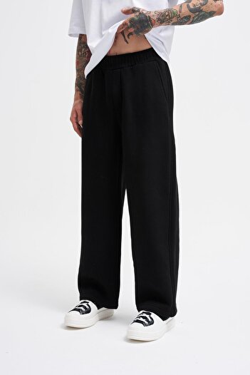 Machinist Men's Baggy Oversize Black Sweatpants
