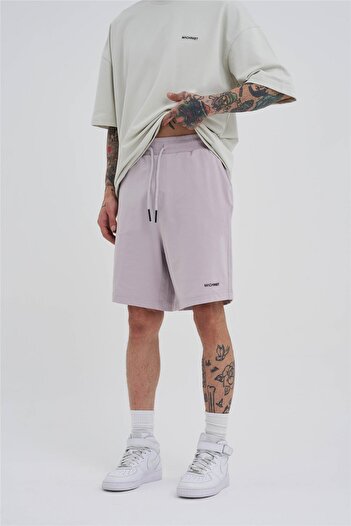Machinist Men's Basic Oversize Light Gray Shorts