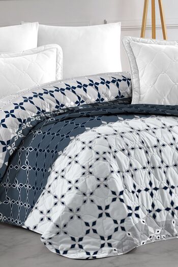 EVA 155 X 230 Cm Patterned Single Quilted Bedspread and Sofa