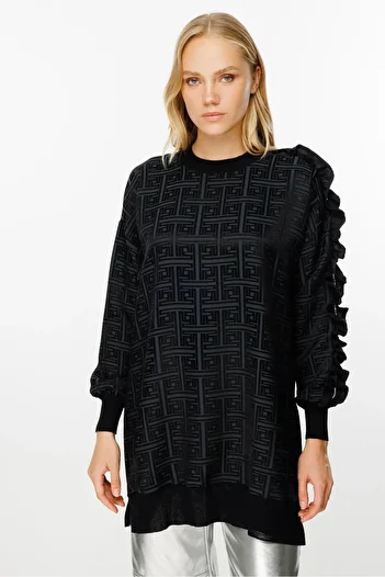 Ghisa Grey Black Tunic