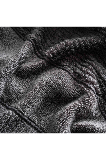Green Black Anthracite Color Face Towel