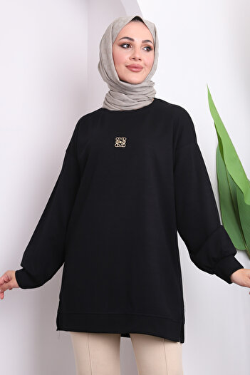 İmajButik Modal Two Thread Tunic with Black Accessories