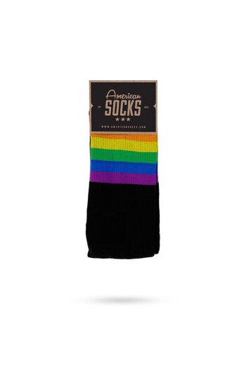 American Socks Rainbow Pride Черни чорапи с висока горна част