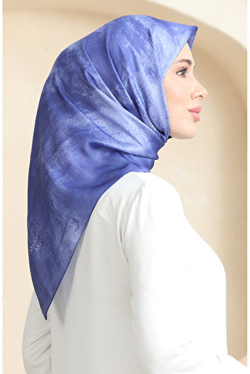 sefamerve 19095-10 Model Dark Purple Crystal Scarf