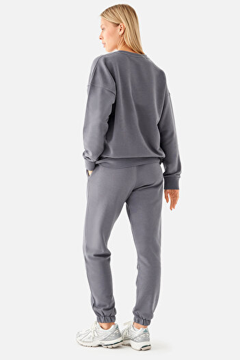 Superstacy Mia Oversize Smoked Jogger Sweatpants