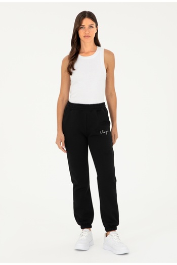 U.S. Polo Assn. Women's Black Sweatpants
