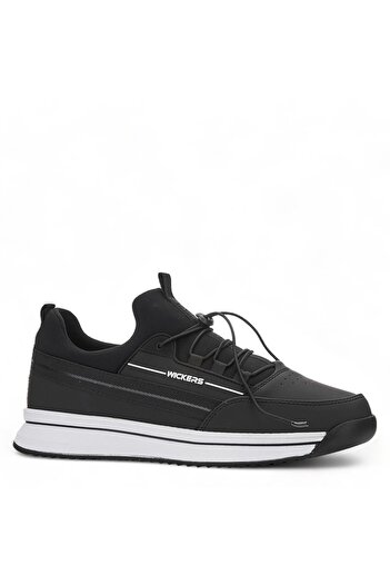 Wickers WICKERS_M_SPOR_CİLT_2629 - Чорно-білі спортивні кросівки