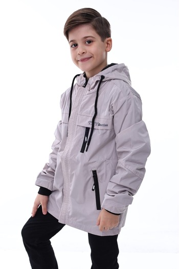 MAXI DRY Boys' Raincoat, Water Windproof Lined Memory Fabric 7-16 Years