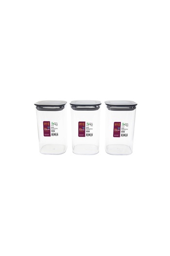 Dükkanönü 1.1 Lt. 3-Piece Square Storage Set - Vacuum Shopfront