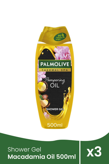 Palmolive Shower Gel Macadamia Oil 500ml x 3 pieces