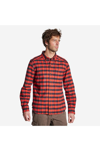 Decathlon Solognac Shirt - Hunting and Nature Observation - Red - 100
