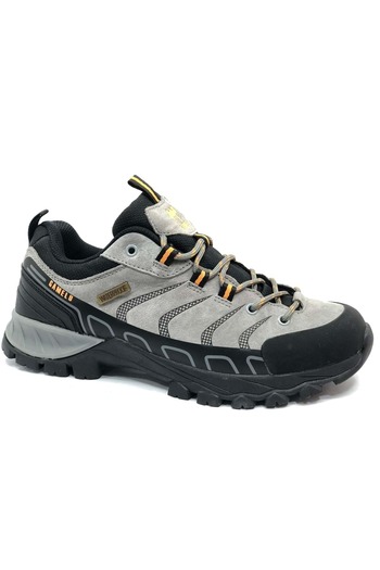GAMELU Solo Watherproof Waterproof Rubber Sole Outdoor Leather Men's Sports Shoes Gray