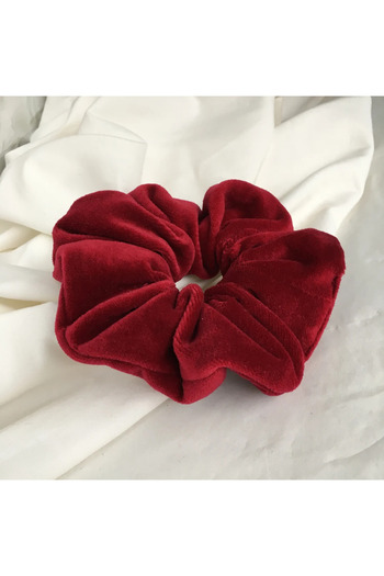 Donna Liberta Red Velvet Large Size Buckle - Set of 2 Elastic 004