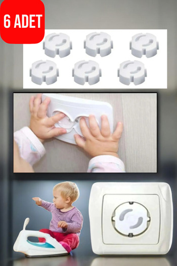 CocoVia (6 Pieces) Socket Concealer Baby Child Socket Safety Lock -