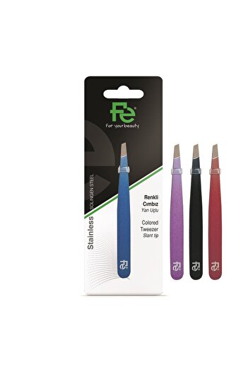 Fe Tweezers Colored Side Tip