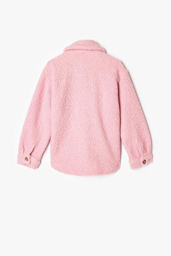 Koton Kids Rosa Jacke für Mädchen 5WKG20003AW