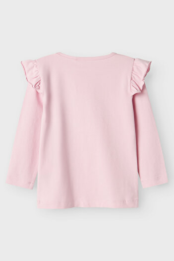 name ıt Female Style - Print + Glitter Combed Cotton 180Gsm