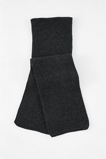 Edit by Trendyol Anthracite Knitwear Beret - Bow Detail, Beret-Scarf Tedaw25Br00003