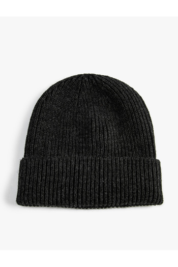 Koton Basic Beret with Folding Detail