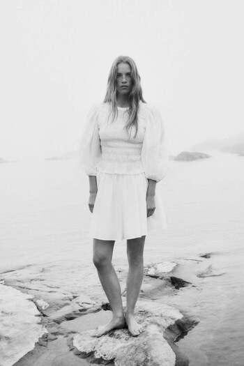 H&M Smocked Blouse