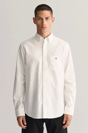 Gant Men's White Regular Fit Shirt