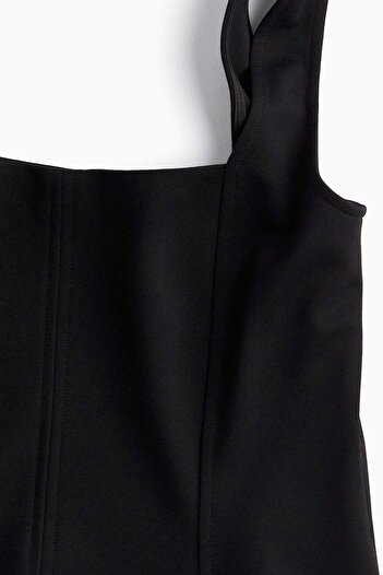 H&M Square-neck jersey dress