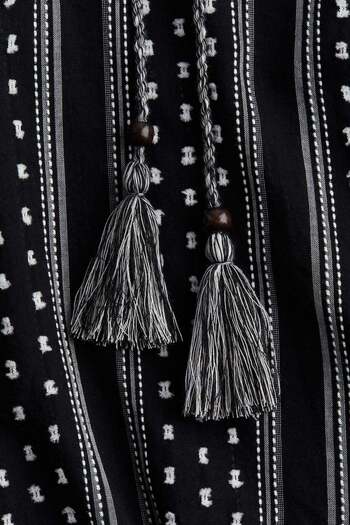 H&M Drawstring-detail cotton blouse