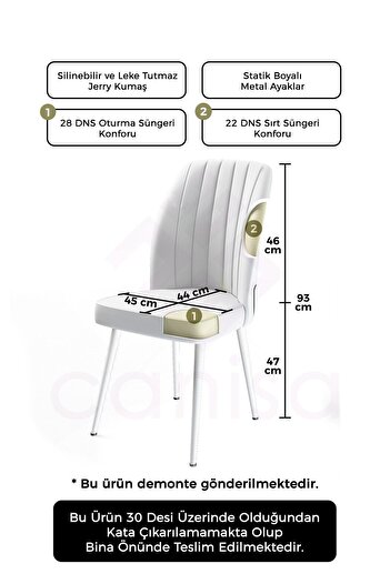 Canisa Concept Platinum Serisi Geniş Oturum Alanlı 1.sınıf Sandalye Renk Pembe Ayaklar Parlak Krom