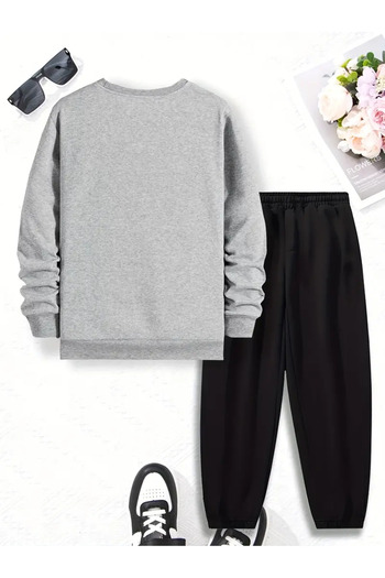 Pink Sky Plus Size Unisex Tracksuit Set
