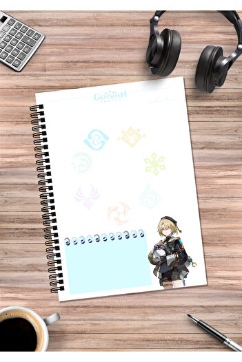 Home Gesnhin Freminet Anime - A5 Notebook with Spiral
